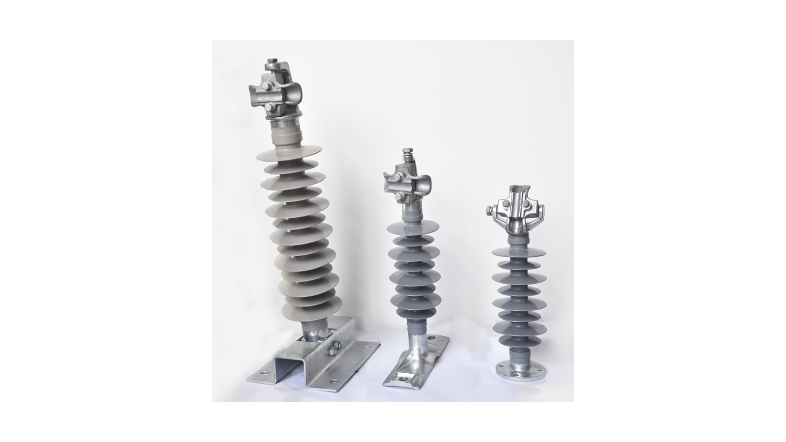 33kV horizontal line composite insulator products on clean white background