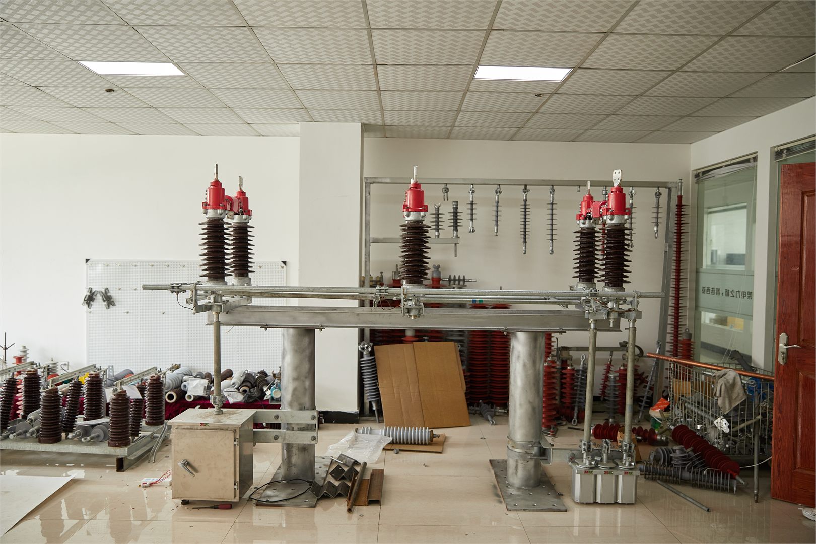 XIYA POWER distribution switching equipment sample room for overhead line projects