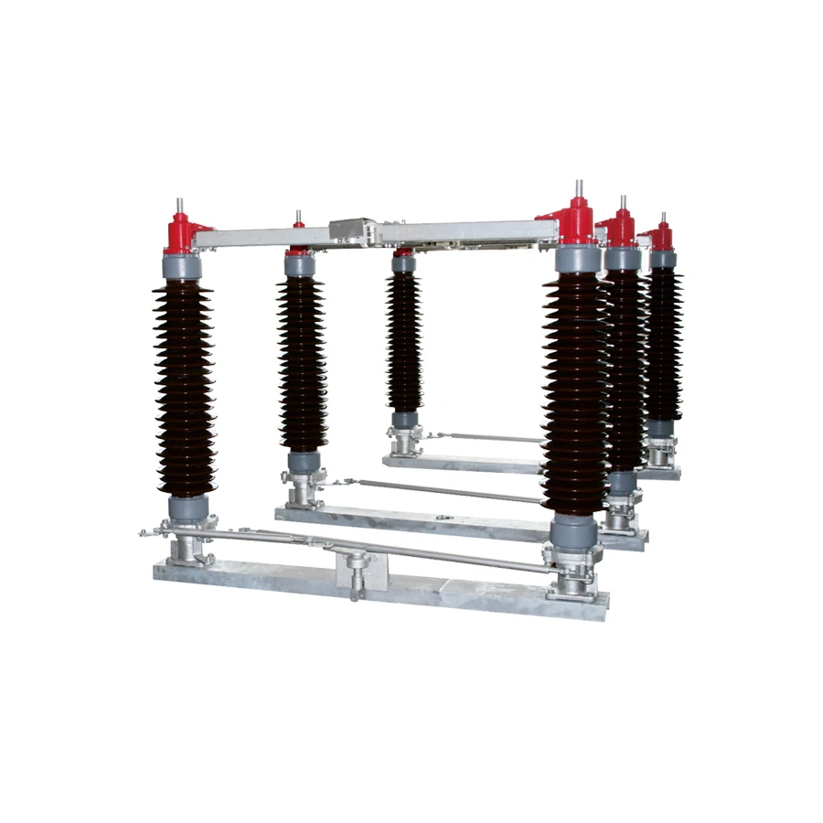 Double-column horizontal rotary disconnector for disconnect switch category