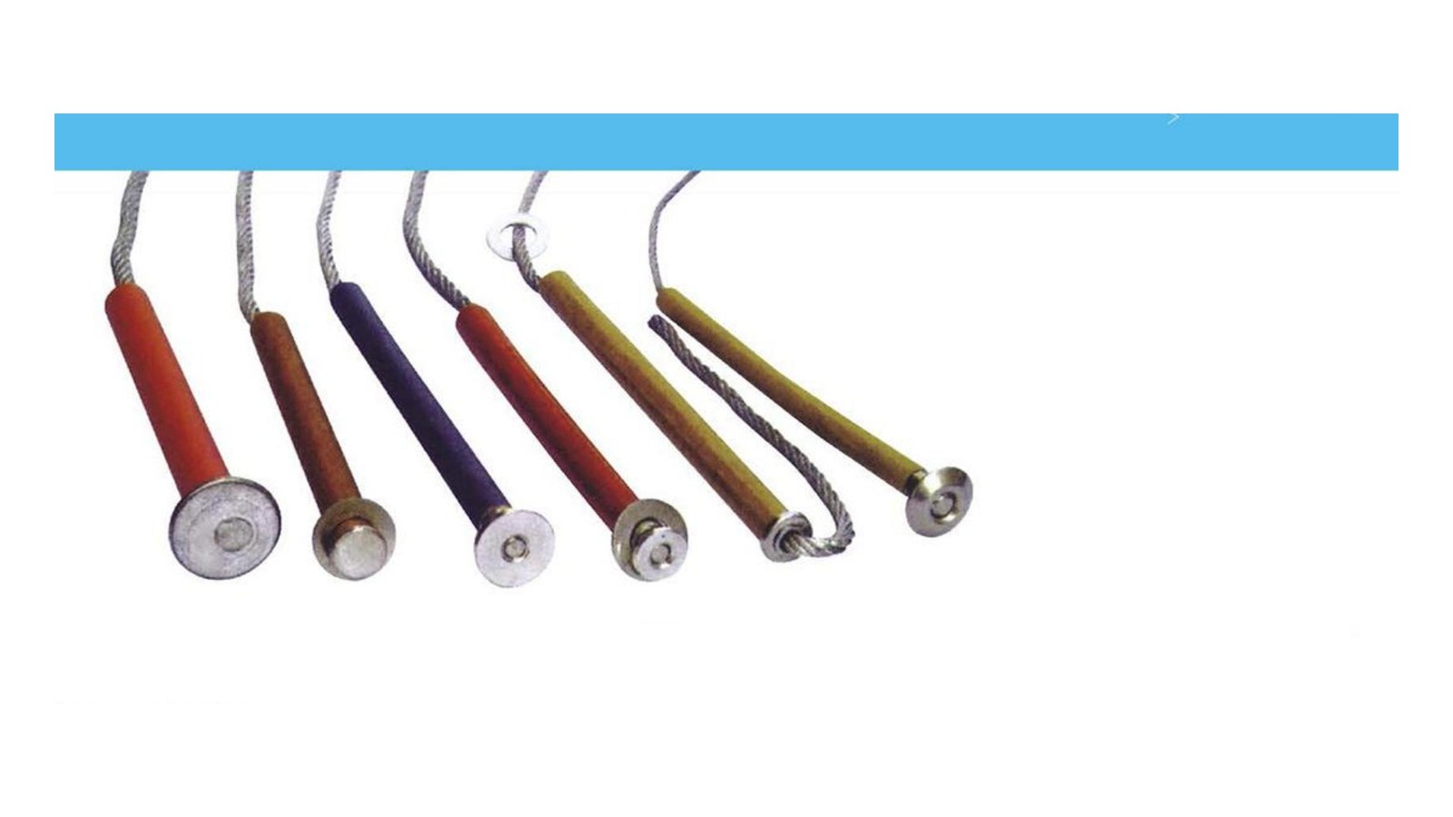 Fuse link accessories for drop out fuse cutout on clean white background