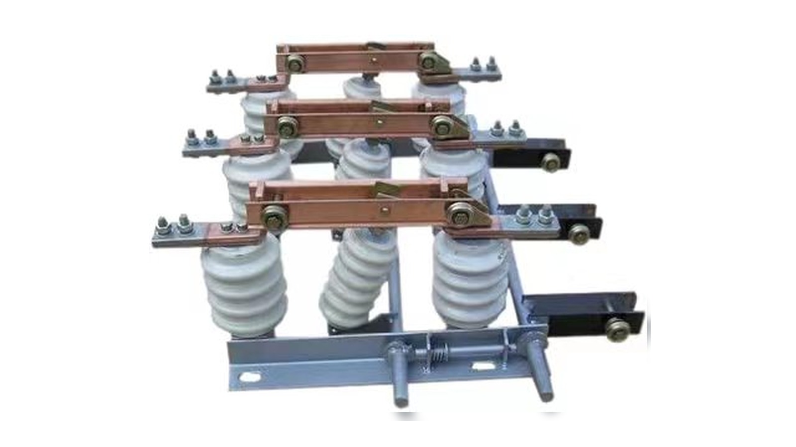 GN30 12 kV bottom outlet indoor disconnect switch product on white background
