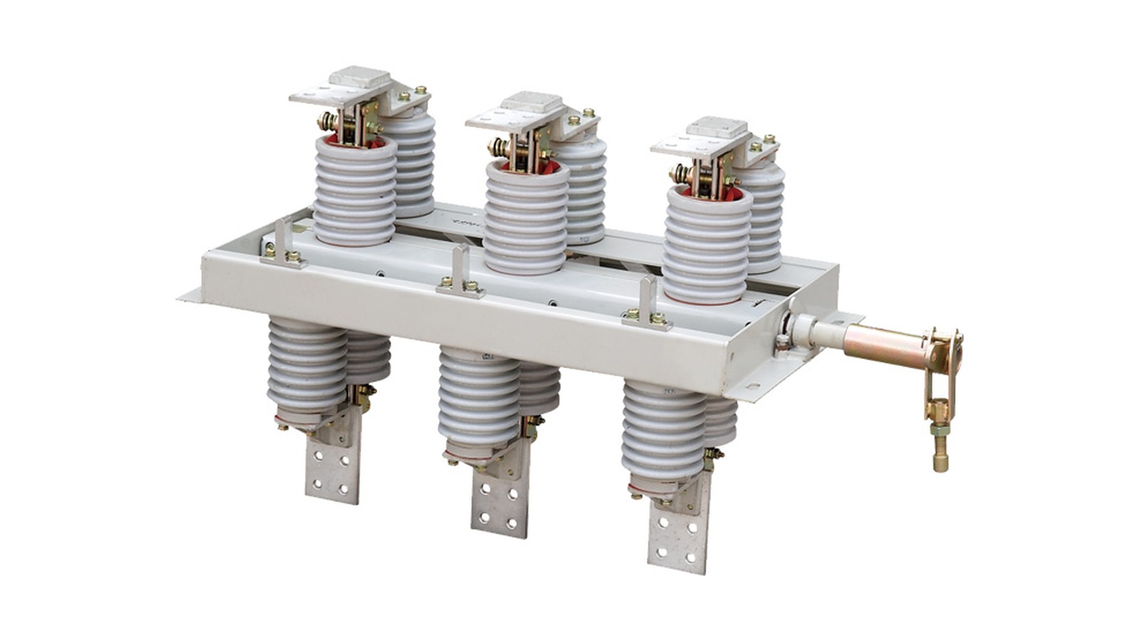 GN30 12 kV wall-through indoor disconnect switch on white background