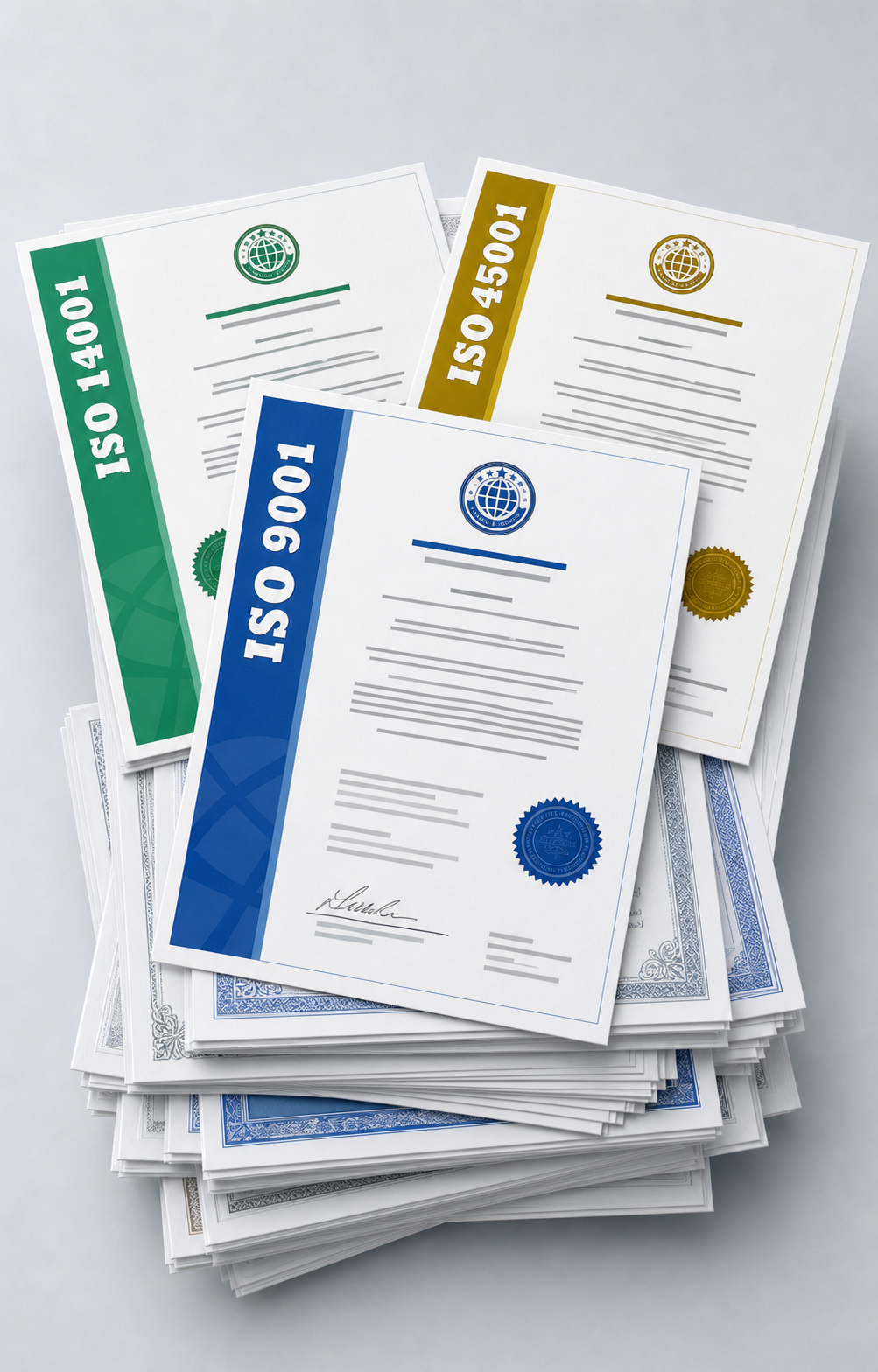 Certificate stack visual for XIYA POWER compliance evidence