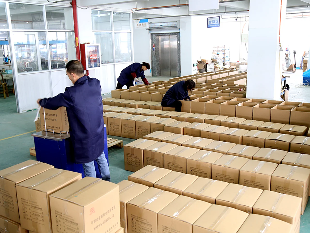 XIYA POWER packaging and workshop handling area