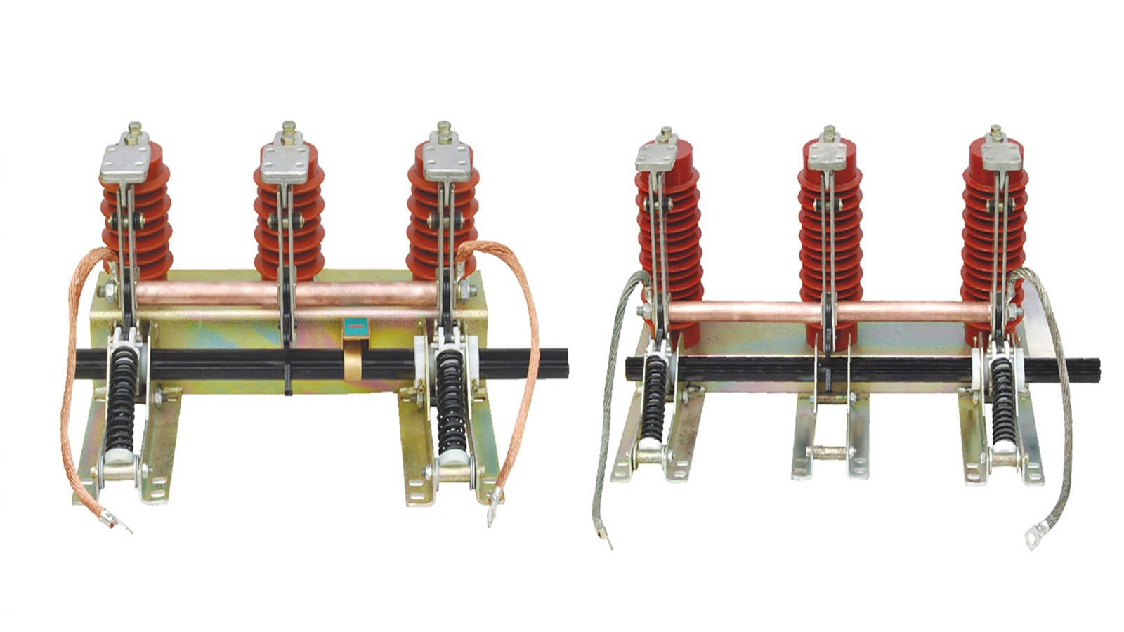 JN15 combined earth switch with three phase grounding shaft and insulators