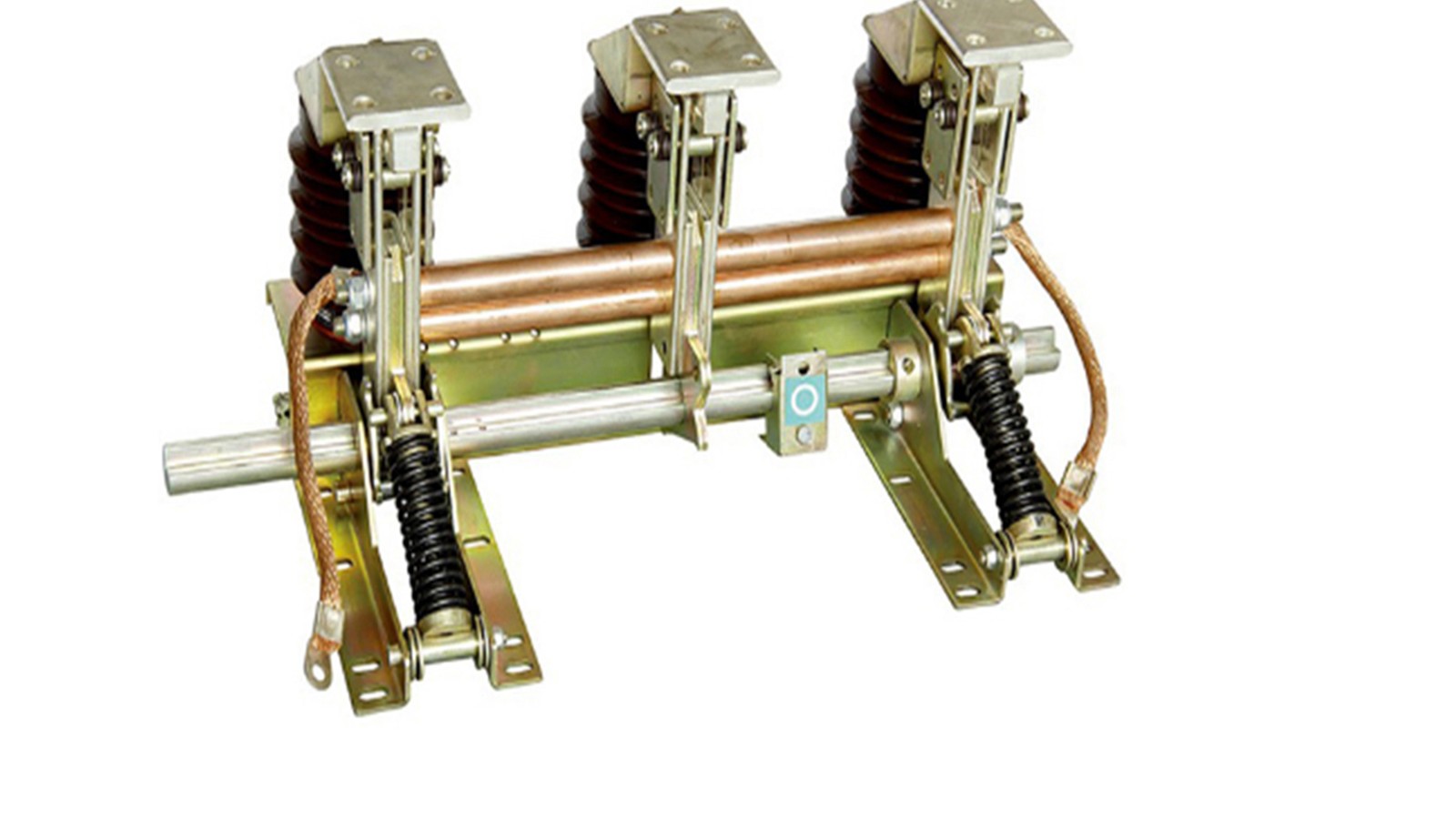 JN17 indoor high-voltage grounding switch with copper earth bar and operating shaft