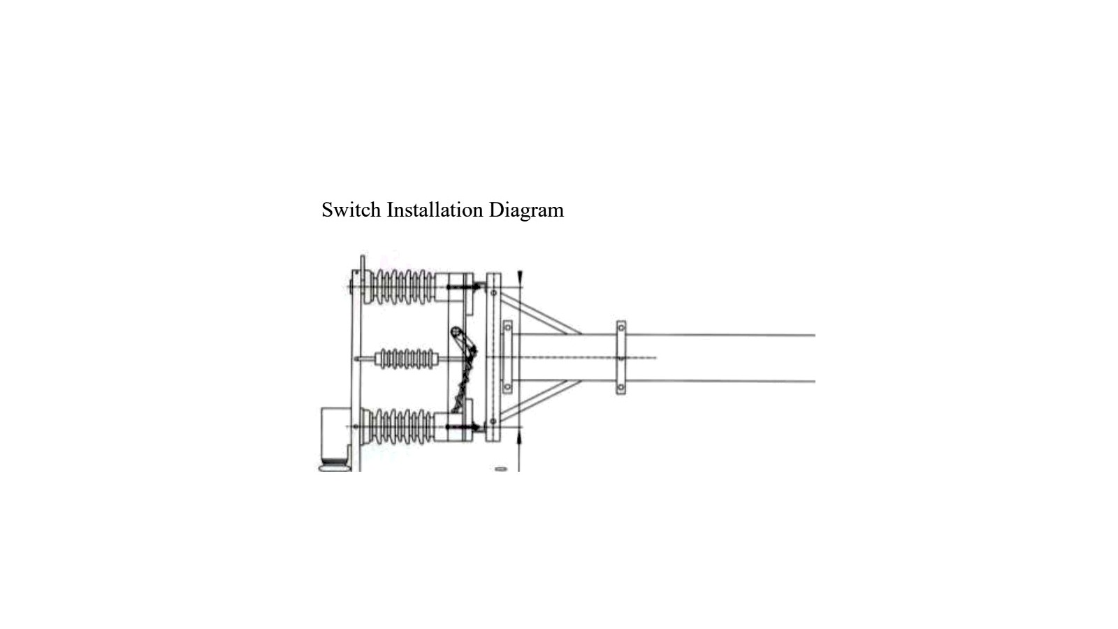 FZW32 outdoor vacuum load switch installation diagram