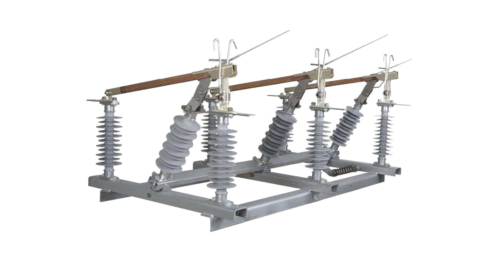 IACM manual outdoor load break switch with arcing horn and polymer insulators