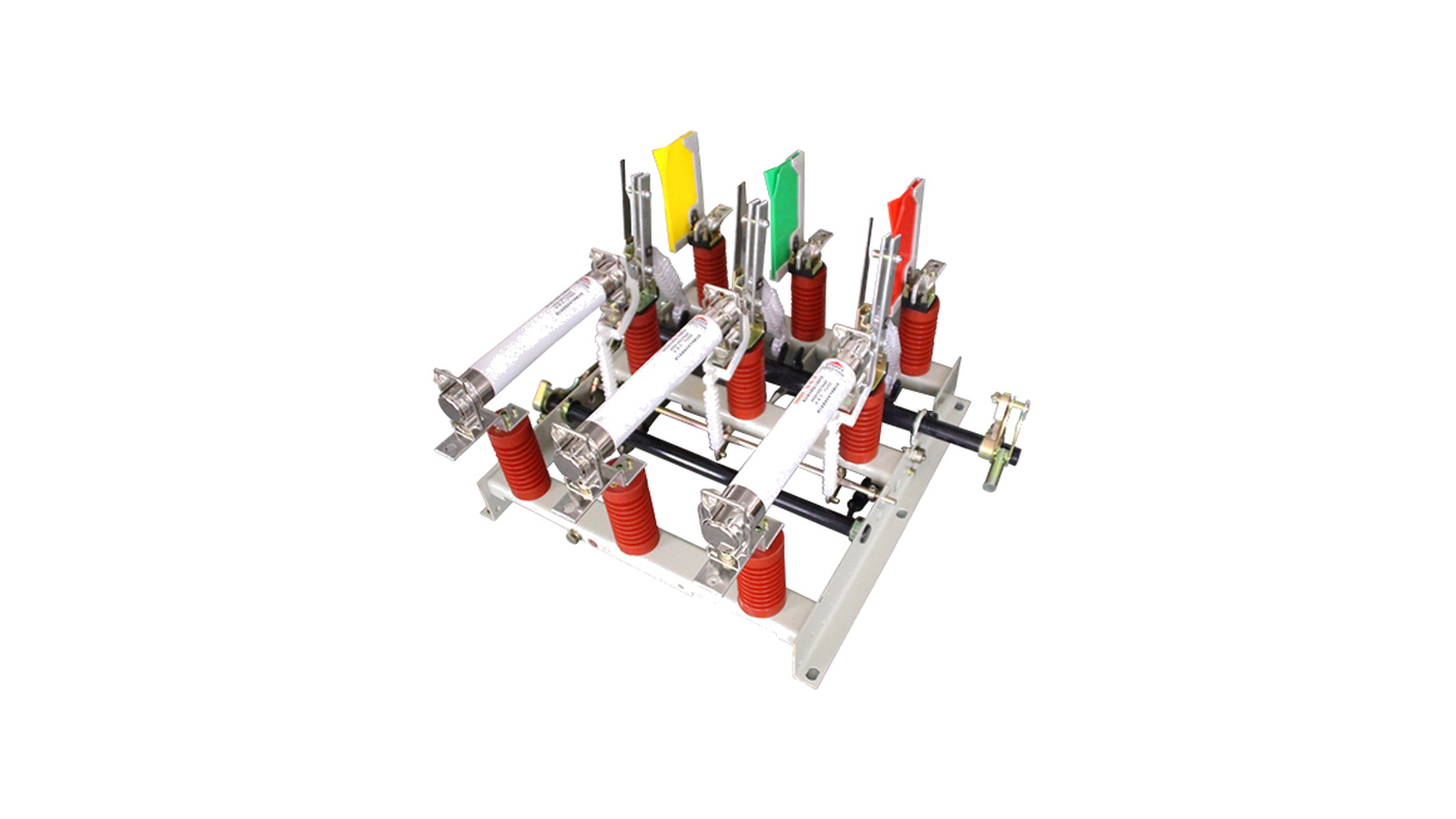 Indoor high voltage load break switch product on clean white background