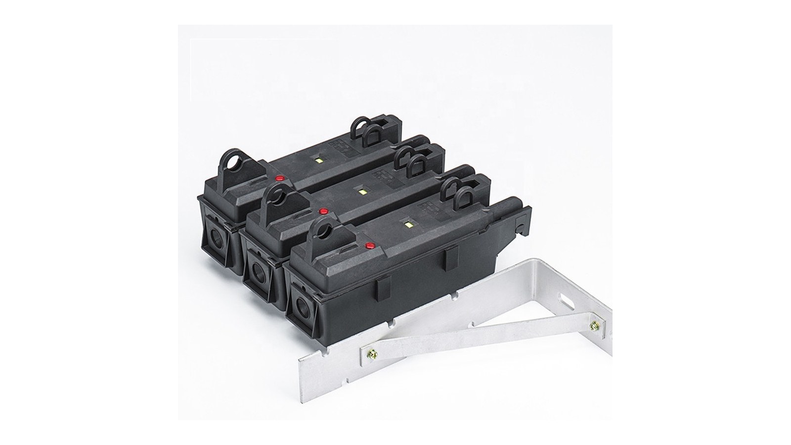 Pole mounted NT fuse switch disconnector product on clean white background