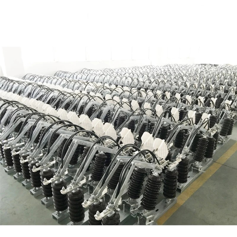 Outdoor air break switch units staged in the XIYA POWER workshop