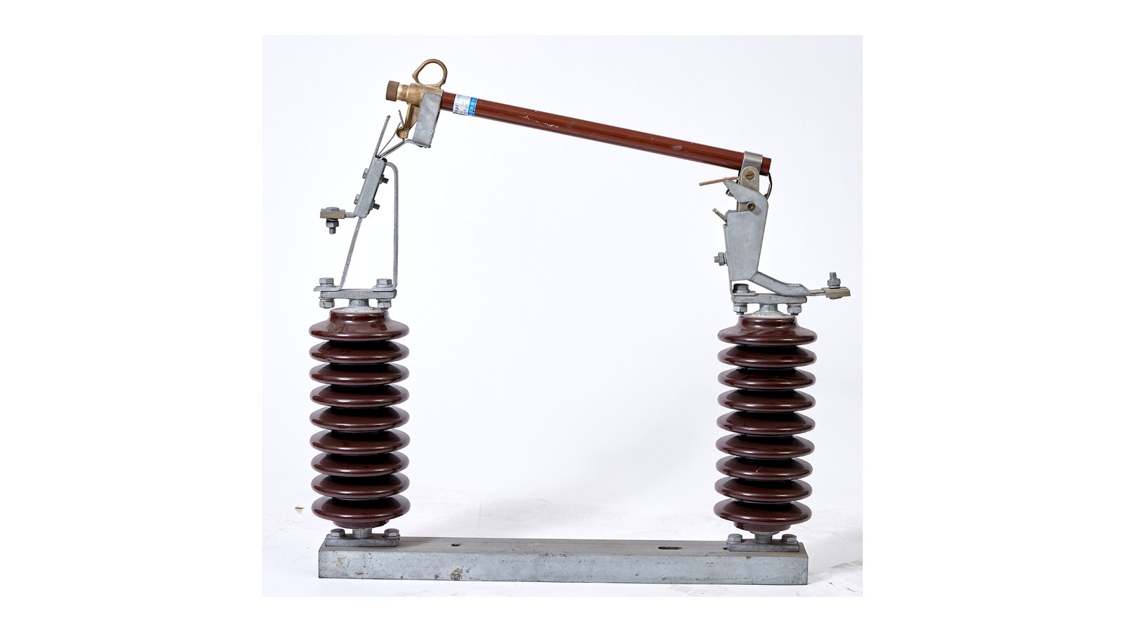 RW5 33kV fuse cutout assembly on clean white background