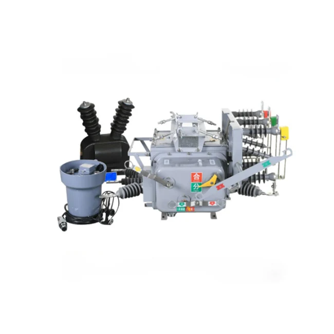 User boundary vacuum circuit breaker main assembly with controller and isolation switch