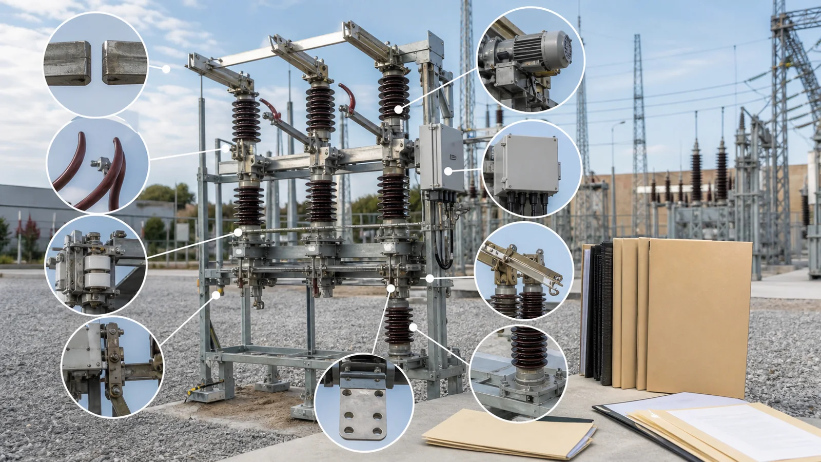 Outdoor air switch hardware features compared with ratings and test evidence