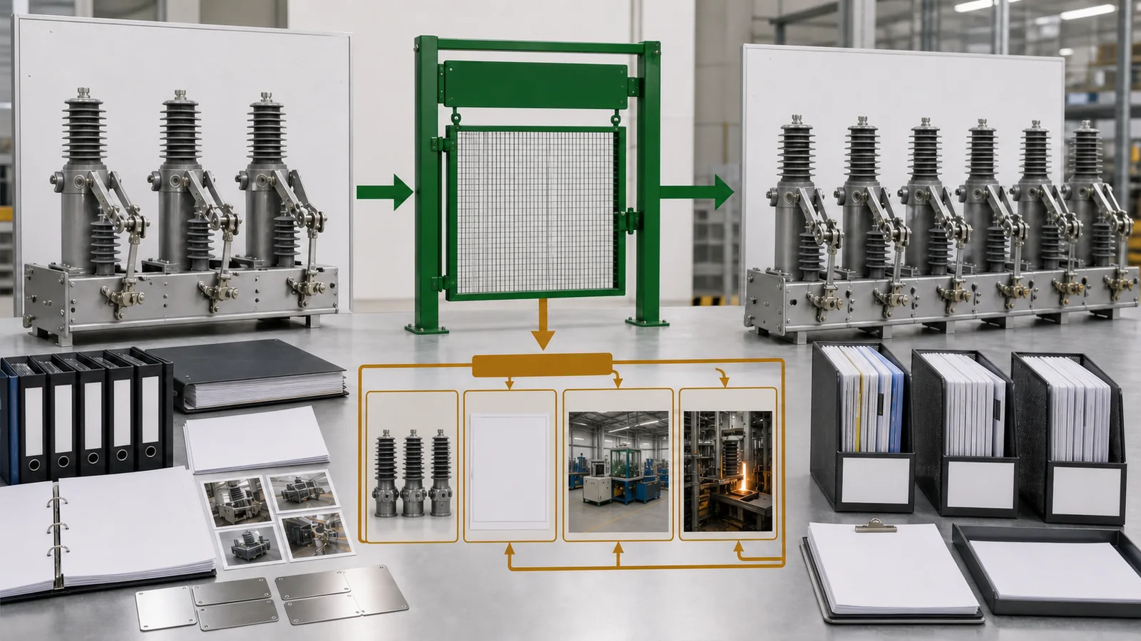 Approved first-article baseline transfer to series production controls