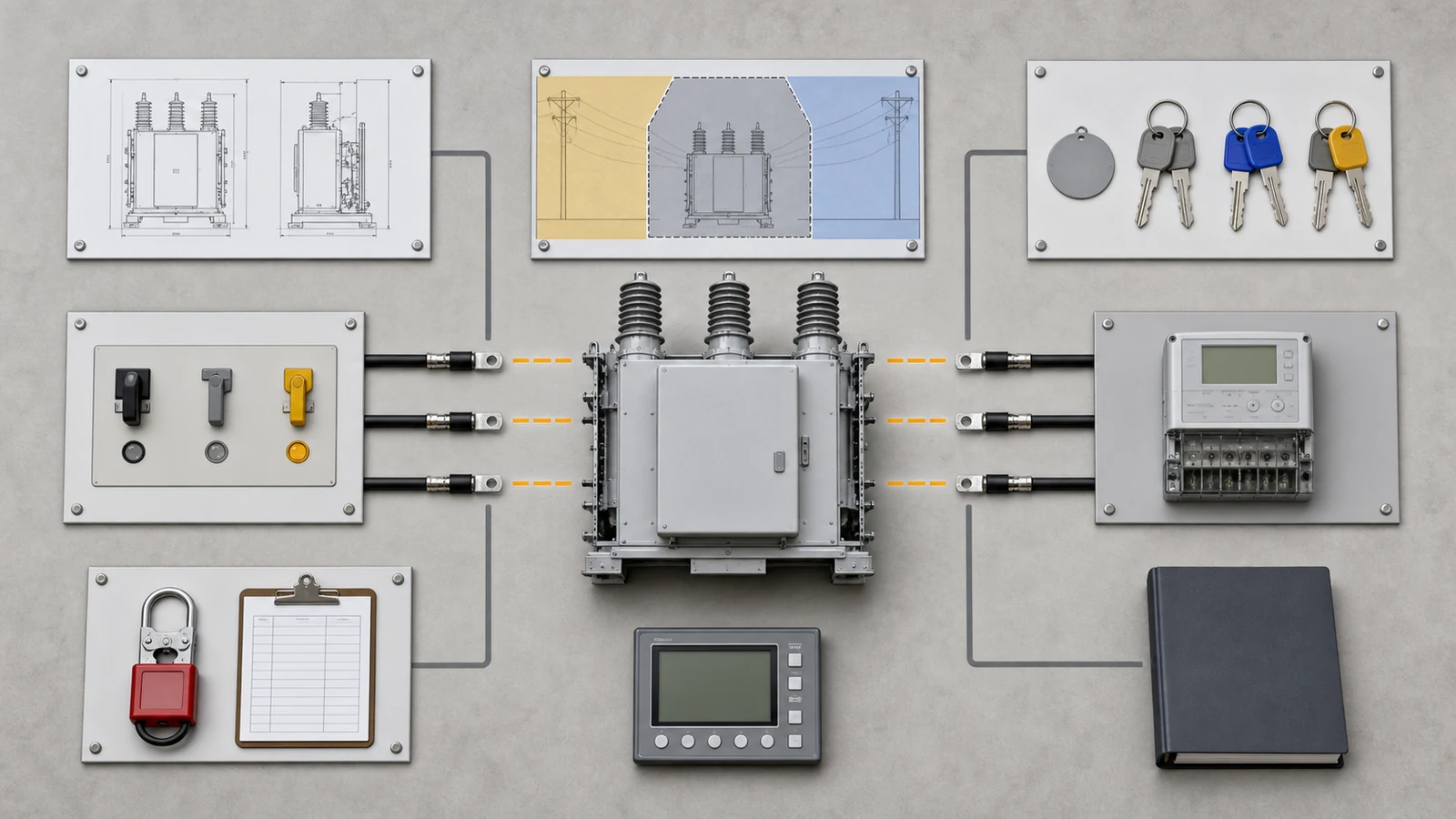 Boundary switch responsibility and control interface map