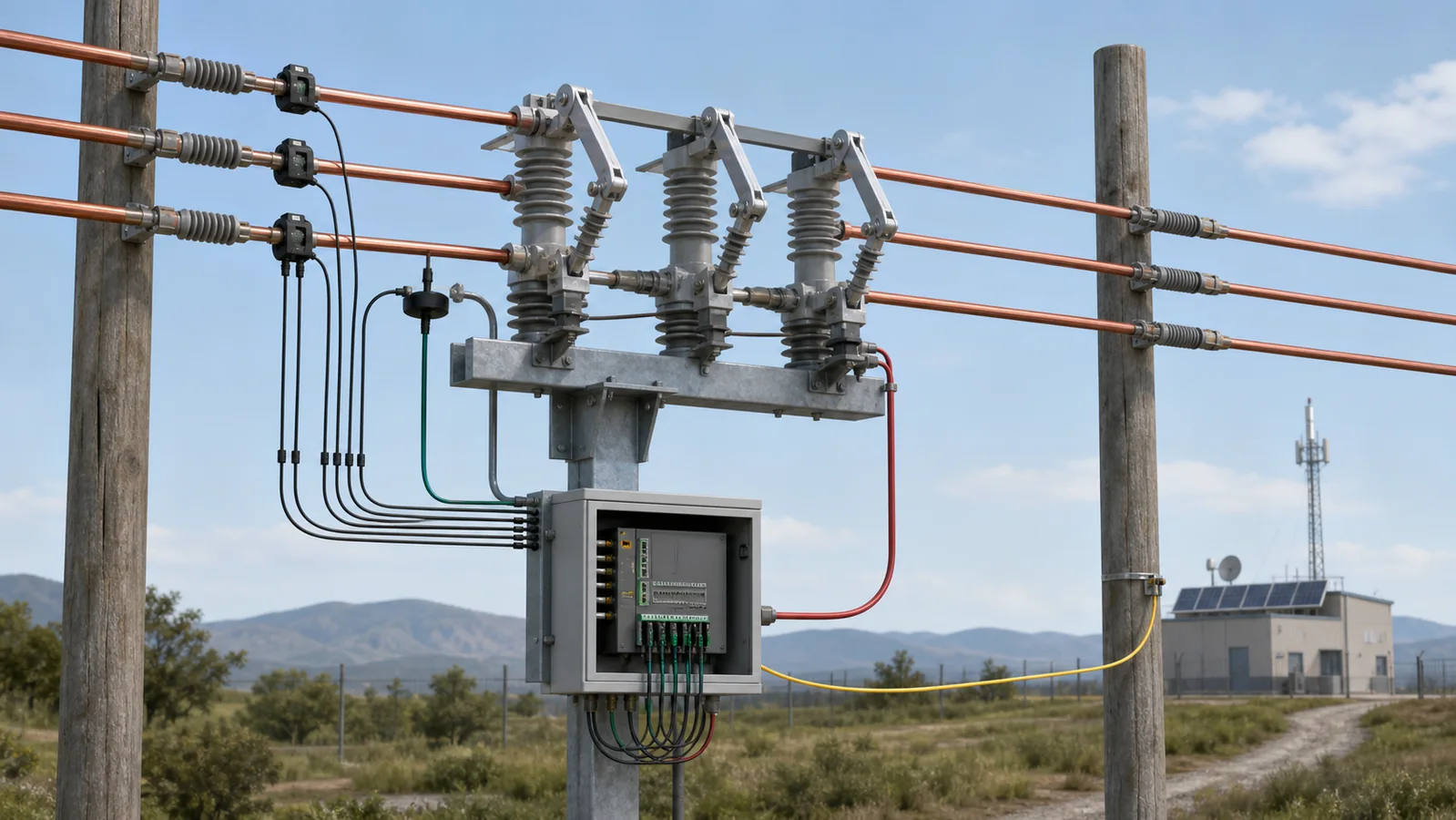 User boundary switch power sensing control and communication paths