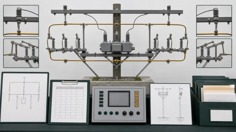 Illustrative bypass disconnect and recloser isolation topology review