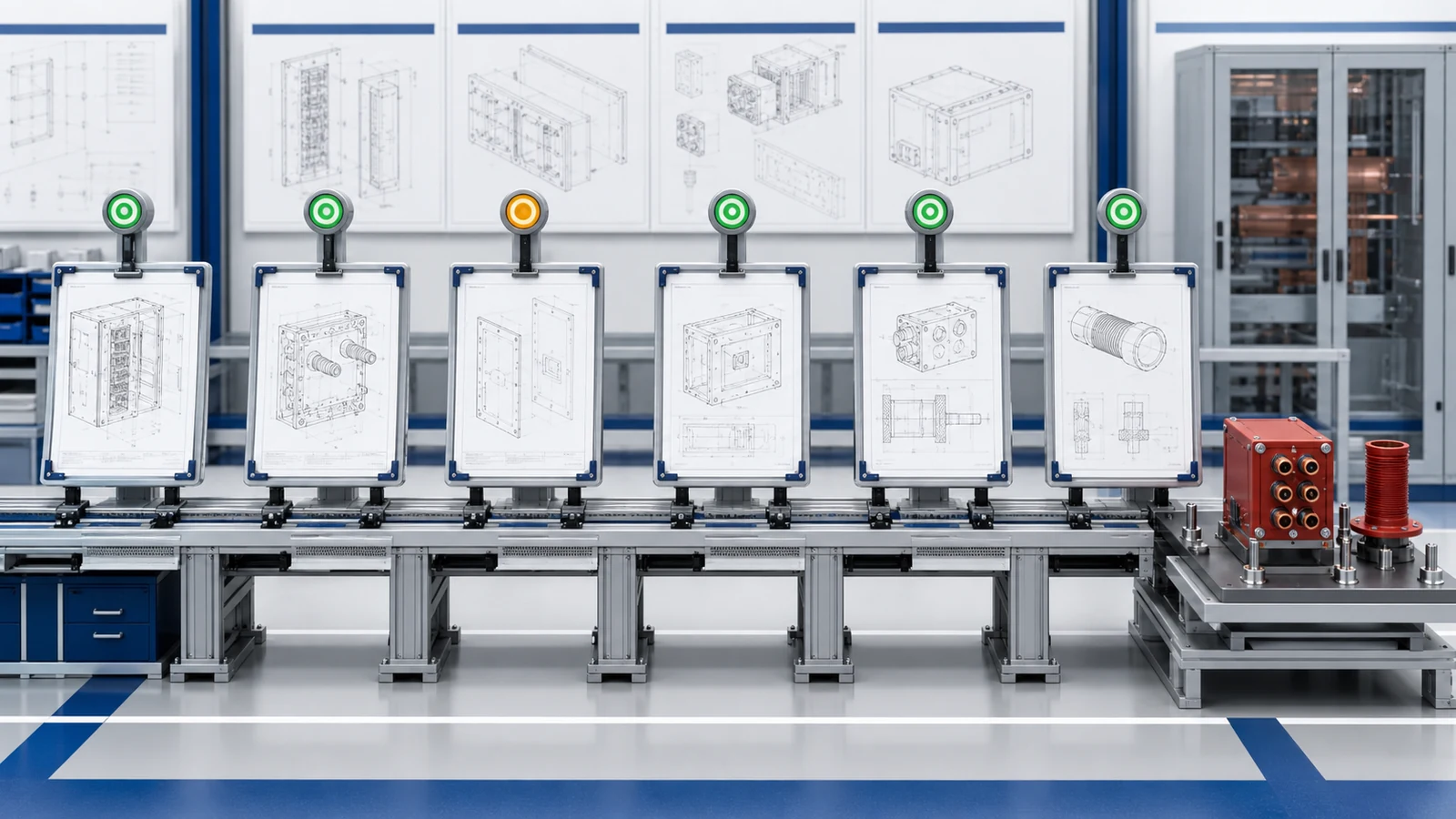 Component drawing tolerance fit deviation and approval release gates