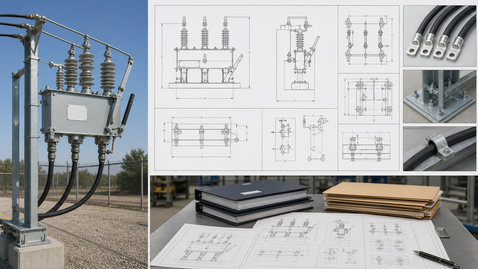 Disconnect switch drawing and installation approval package