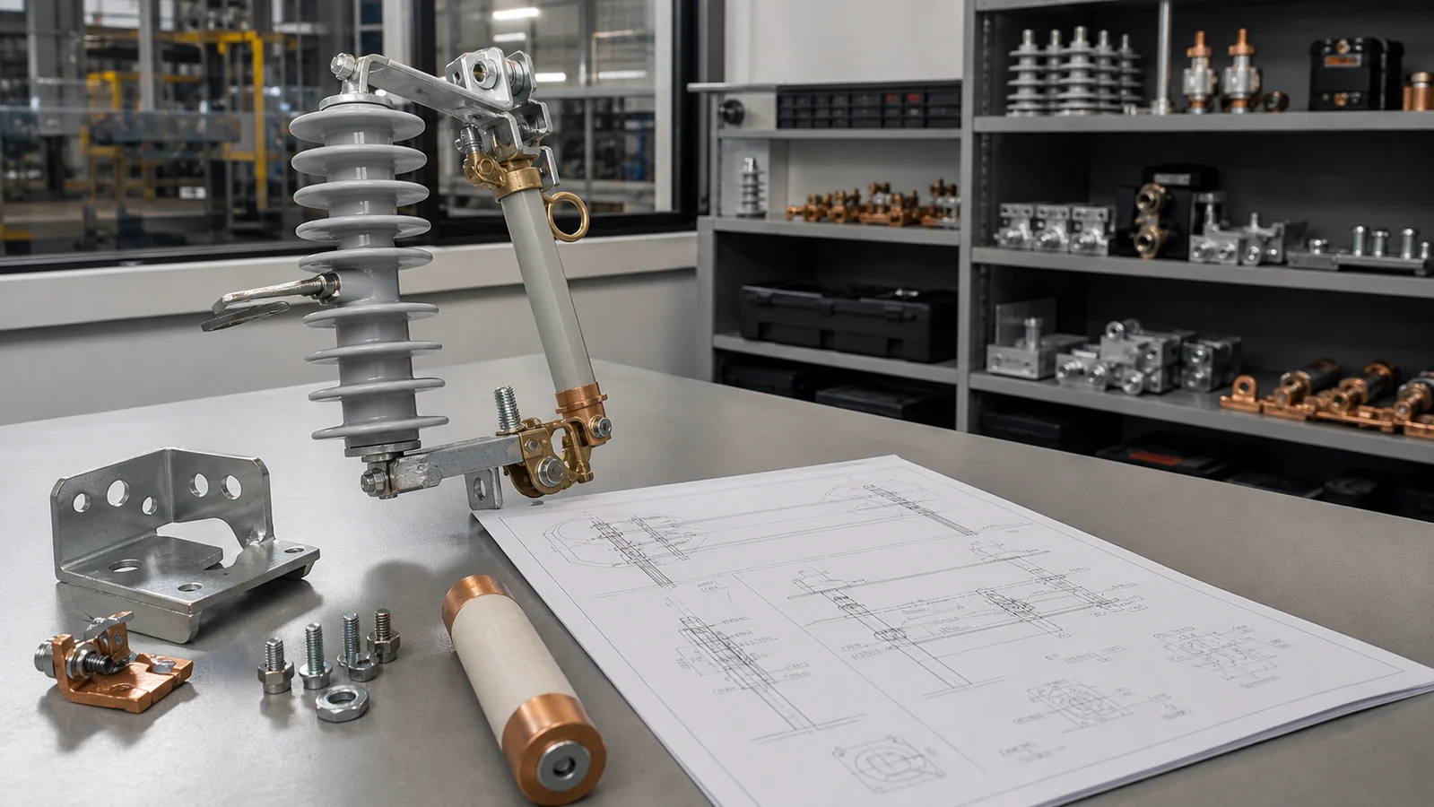 Engineering review of drop-out fuse cutout RFQ inputs and pole mounting layout