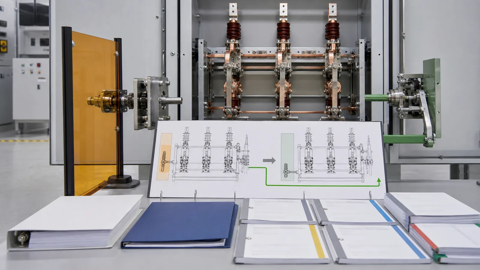 Earthing switch RFQ evidence and technical-release package