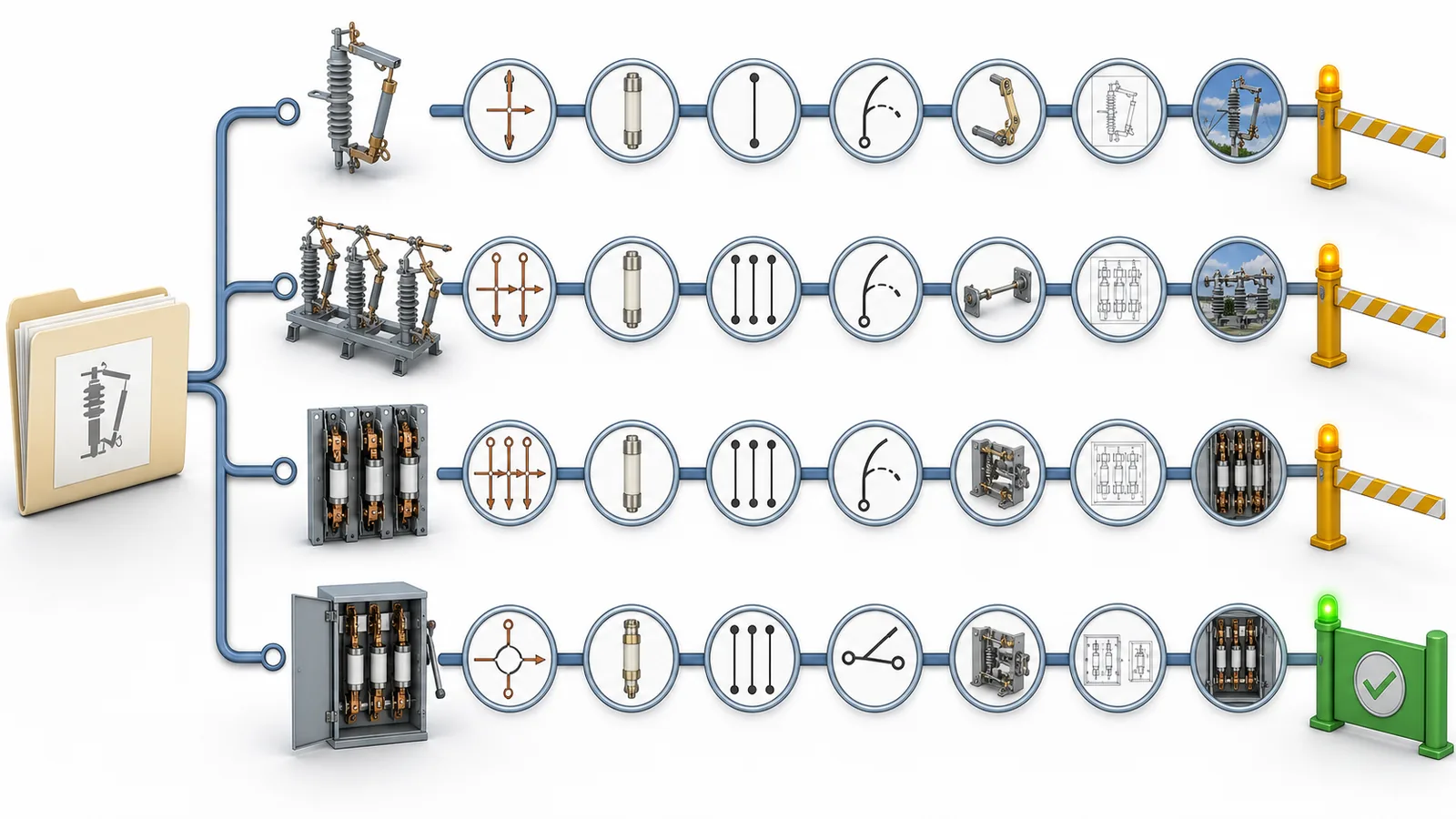 Configuration-level return required for an ambiguous fuse disconnect switch label