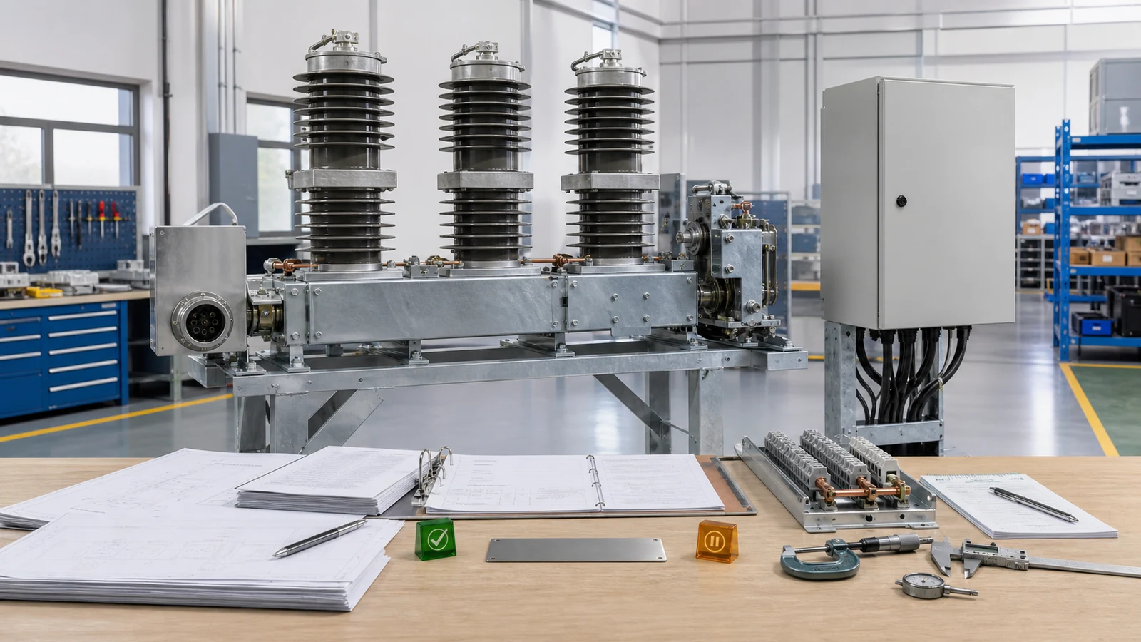 Custom high-voltage first article under sample approval review