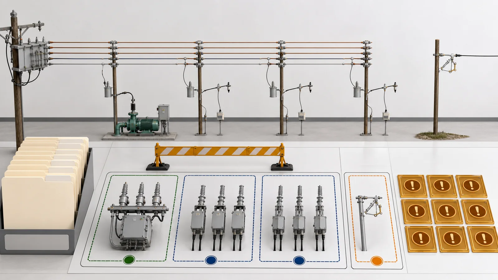 Illustrative mixed-load feeder recloser phase configuration review on hold