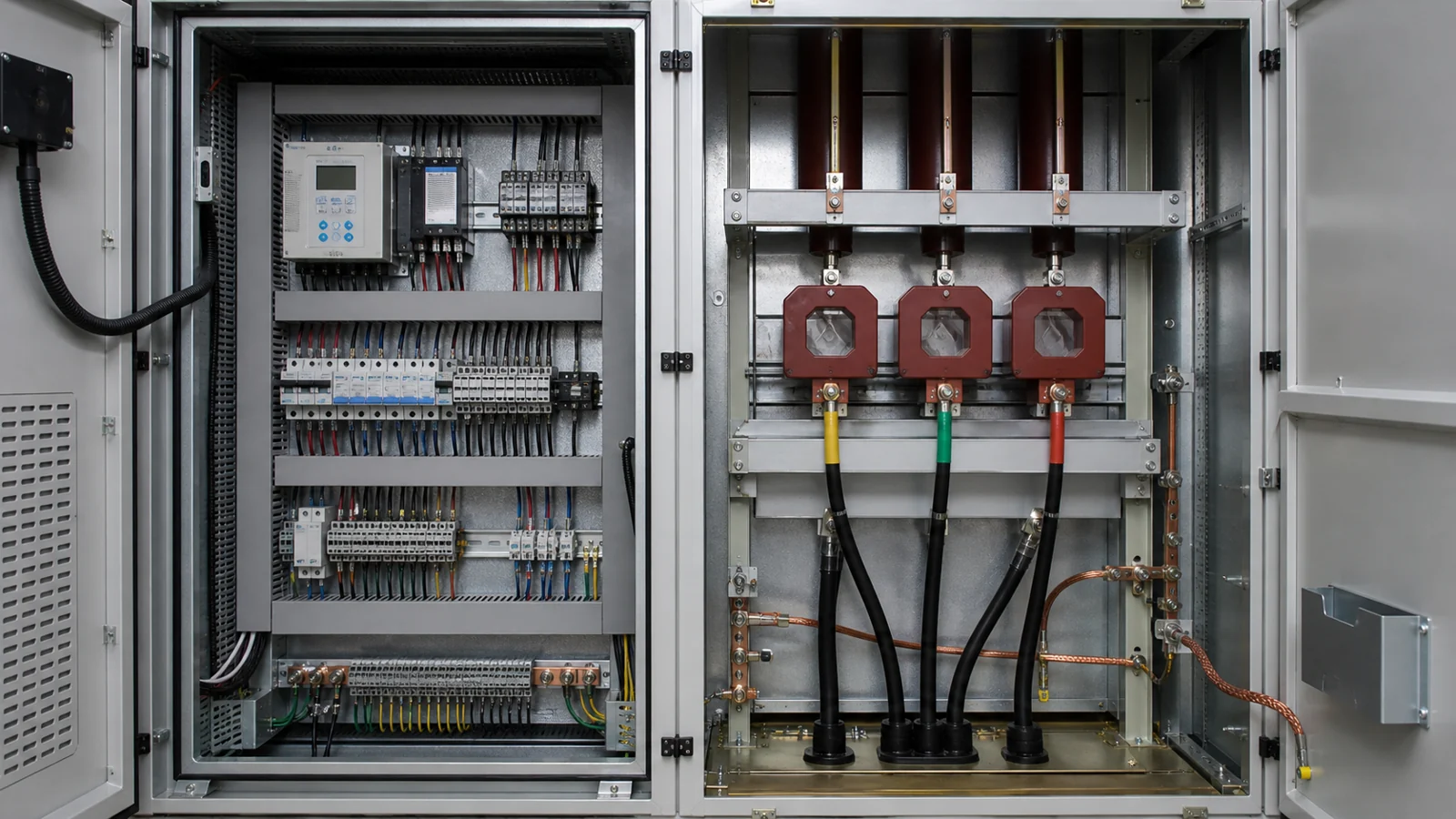 KYN28 protection control and cable compartment review