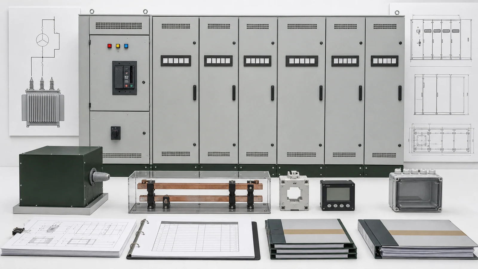 Illustrative low-voltage distribution cabinet RFQ review package