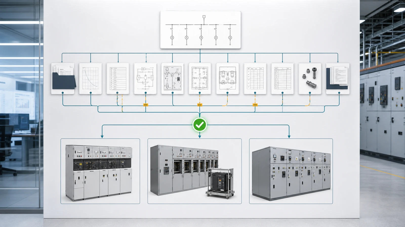 Normalized MV switchgear architecture release package aligning three offers to one project basis