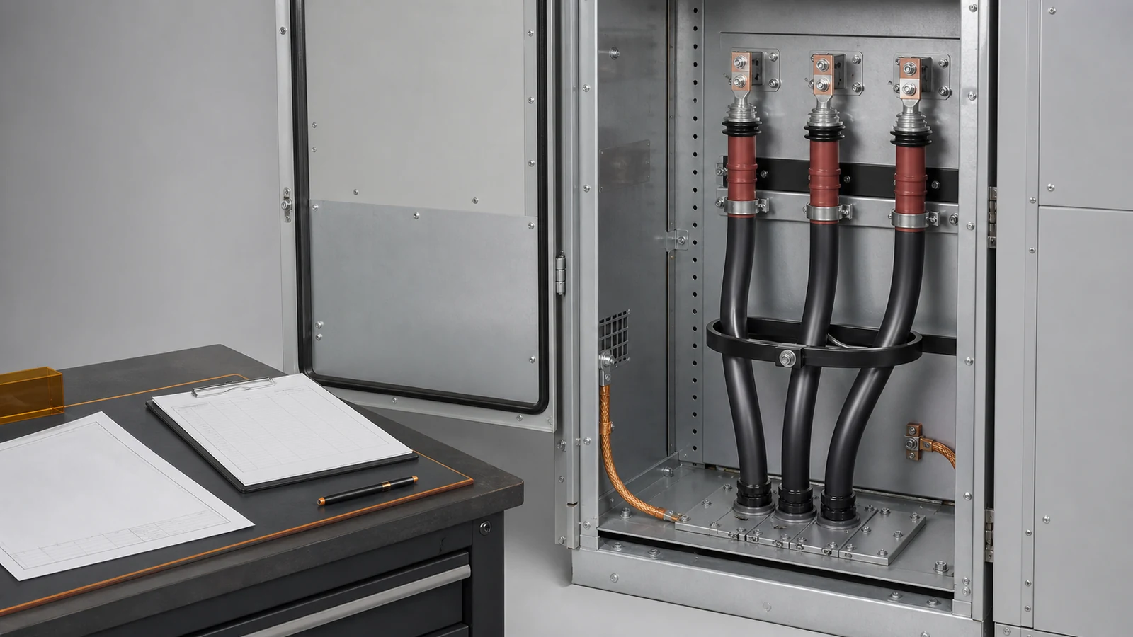 Medium-voltage switchgear cable entry and termination interface review