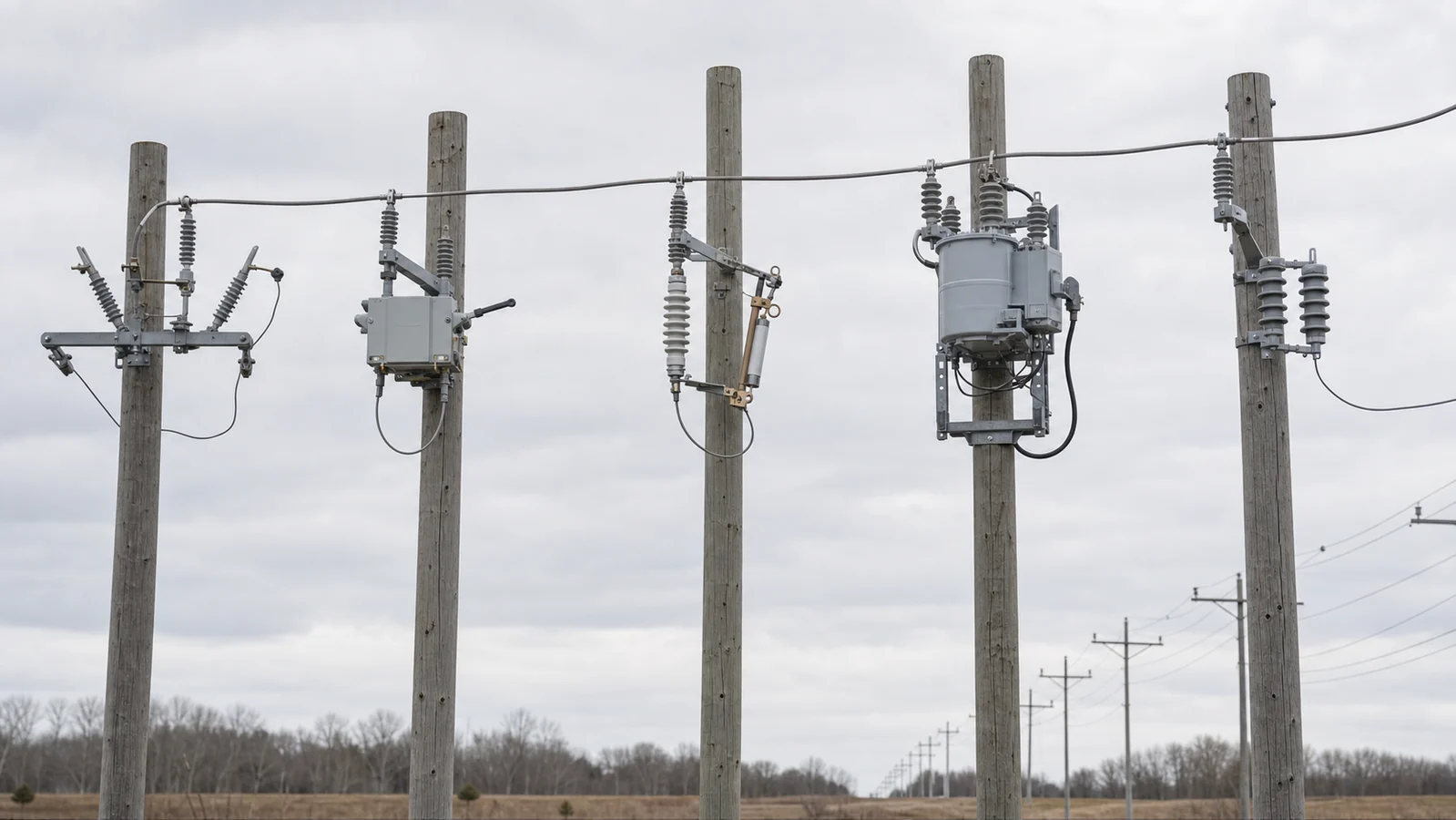 Outdoor feeder devices mapped to isolation switching protection and automatic restoration roles