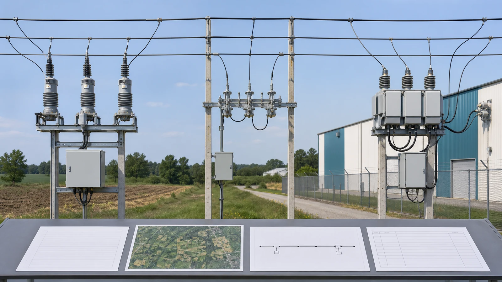 Recloser, sectionalizer, and user boundary switch role assignment on an overhead distribution feeder
