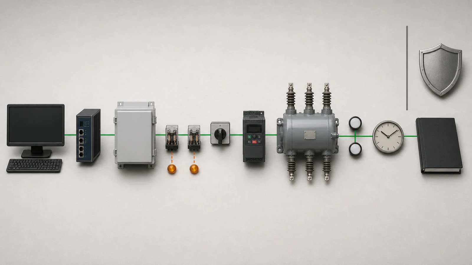 Remote load break switch command and evidence chain