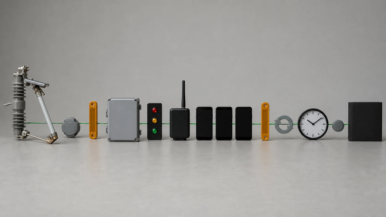 Smart fuse monitoring alarm and communication evidence chain