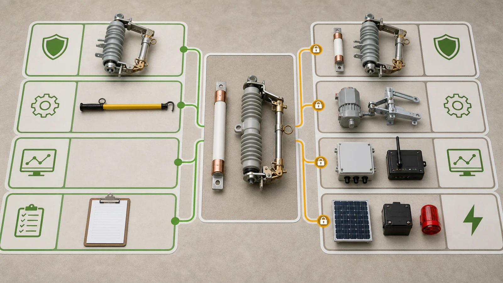 Smart versus conventional fuse decision and evidence matrix