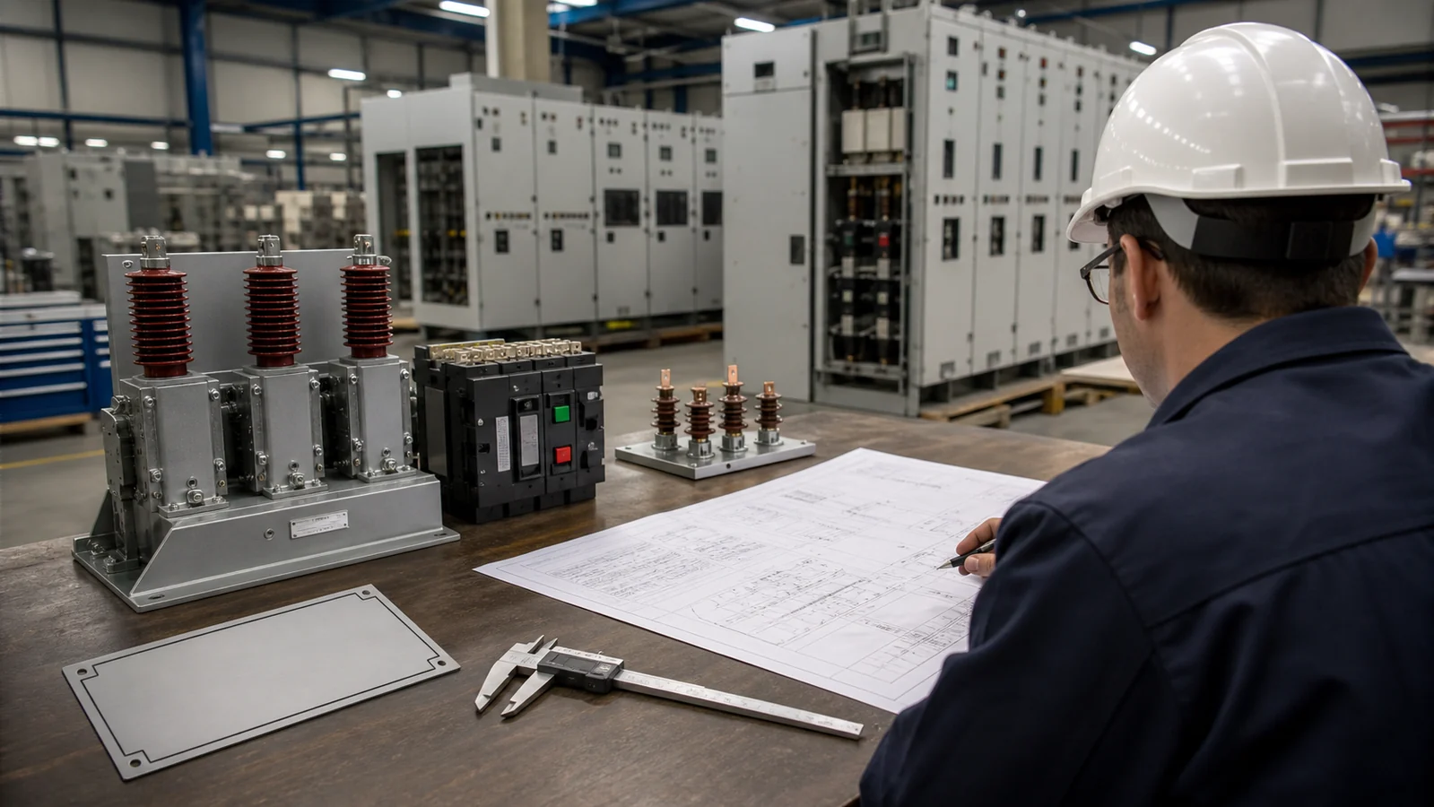 Engineering review of switchgear component dimensions and cabinet replacement RFQ evidence