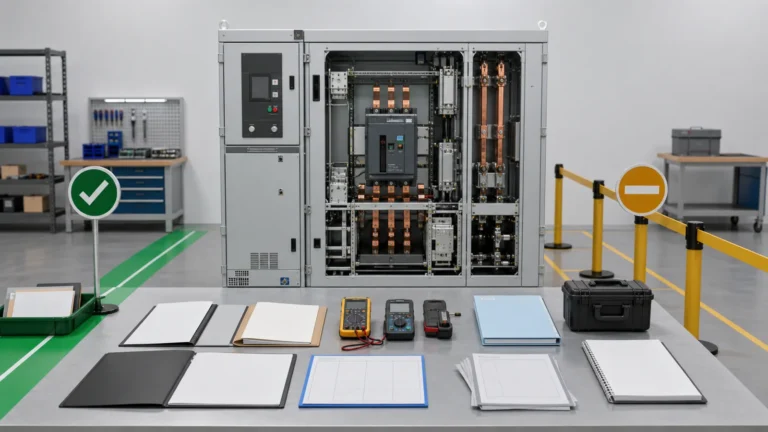 Switchgear supplier quality plan and ITP reviewed against production records