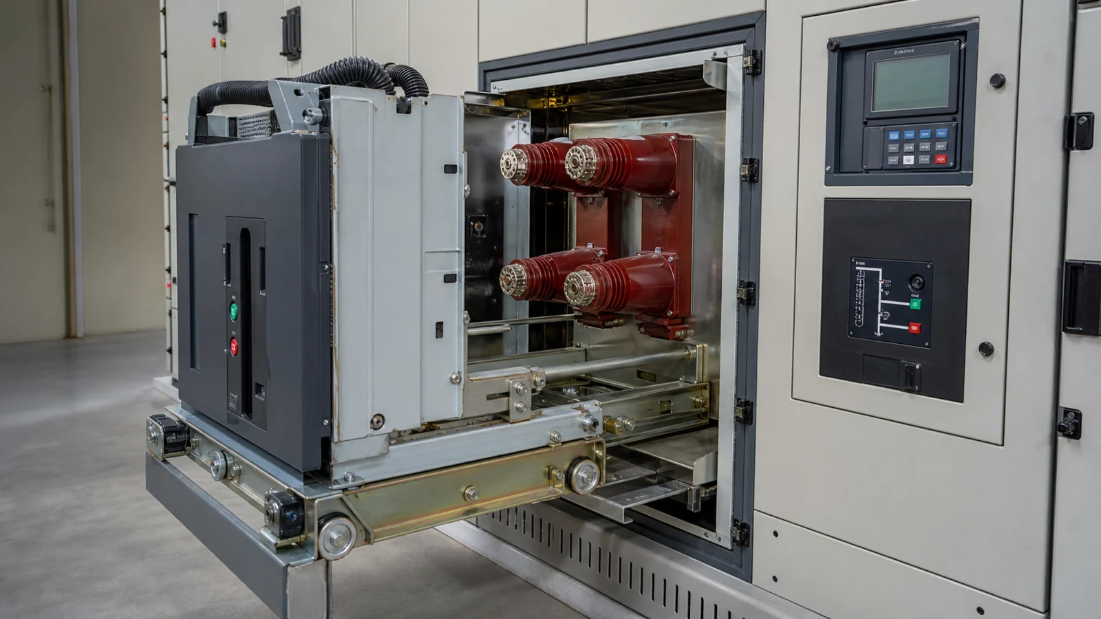 Vacuum circuit breaker relay truck and switchgear cabinet interface review