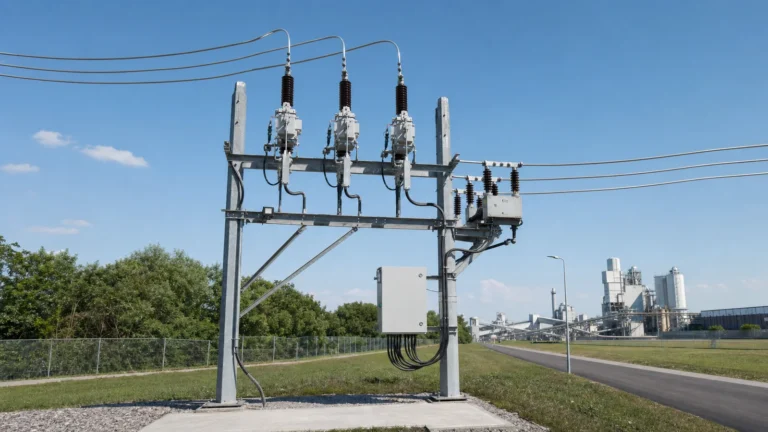 User boundary switch at an overhead customer distribution connection