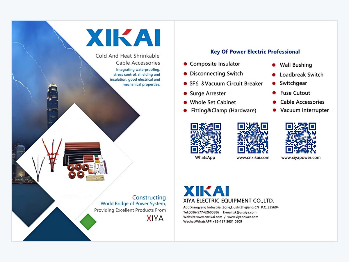Cold and Heat Shrinkable Cable Accessories Catalog cover