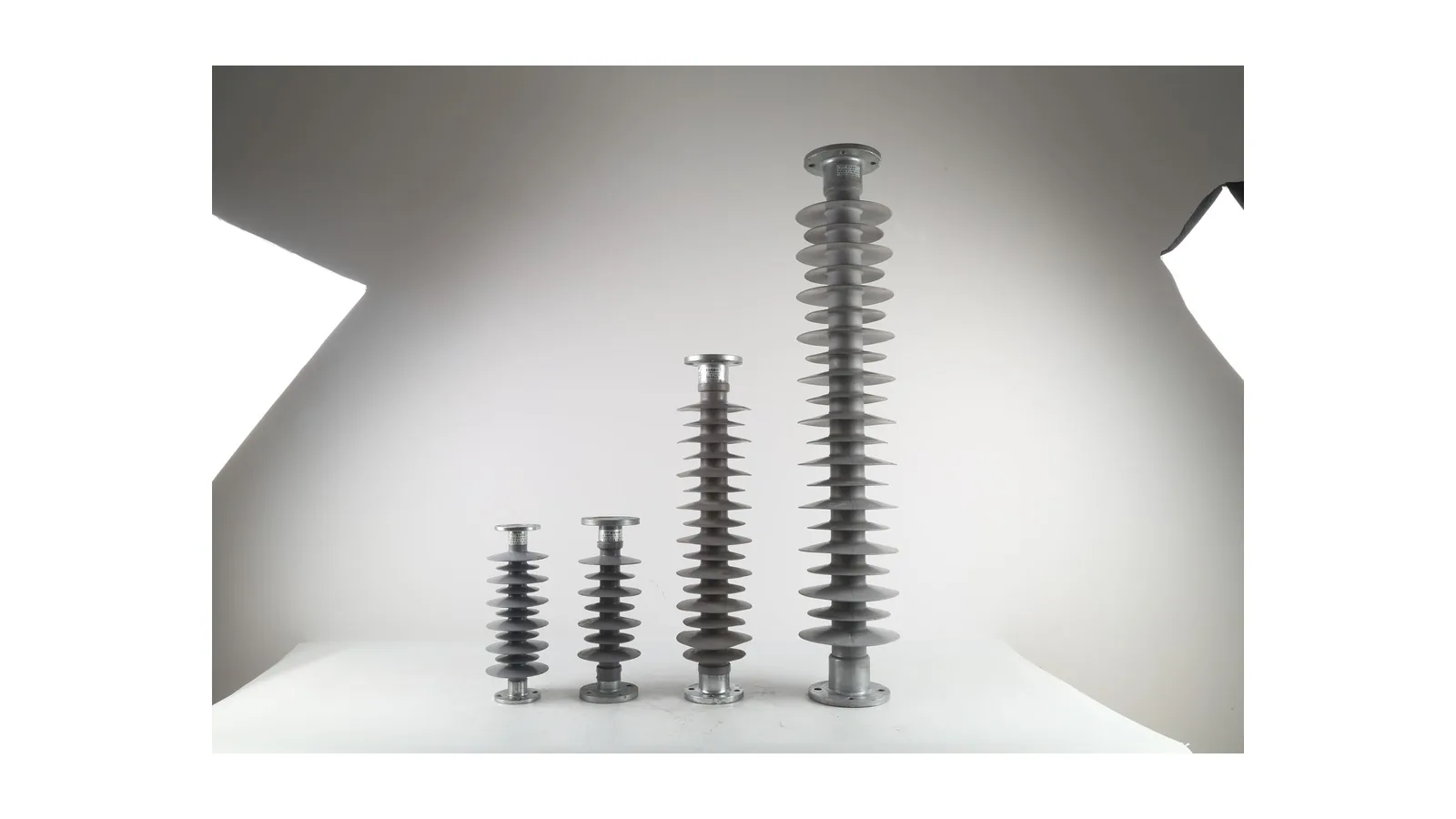 Composite post insulator product type on clean white background