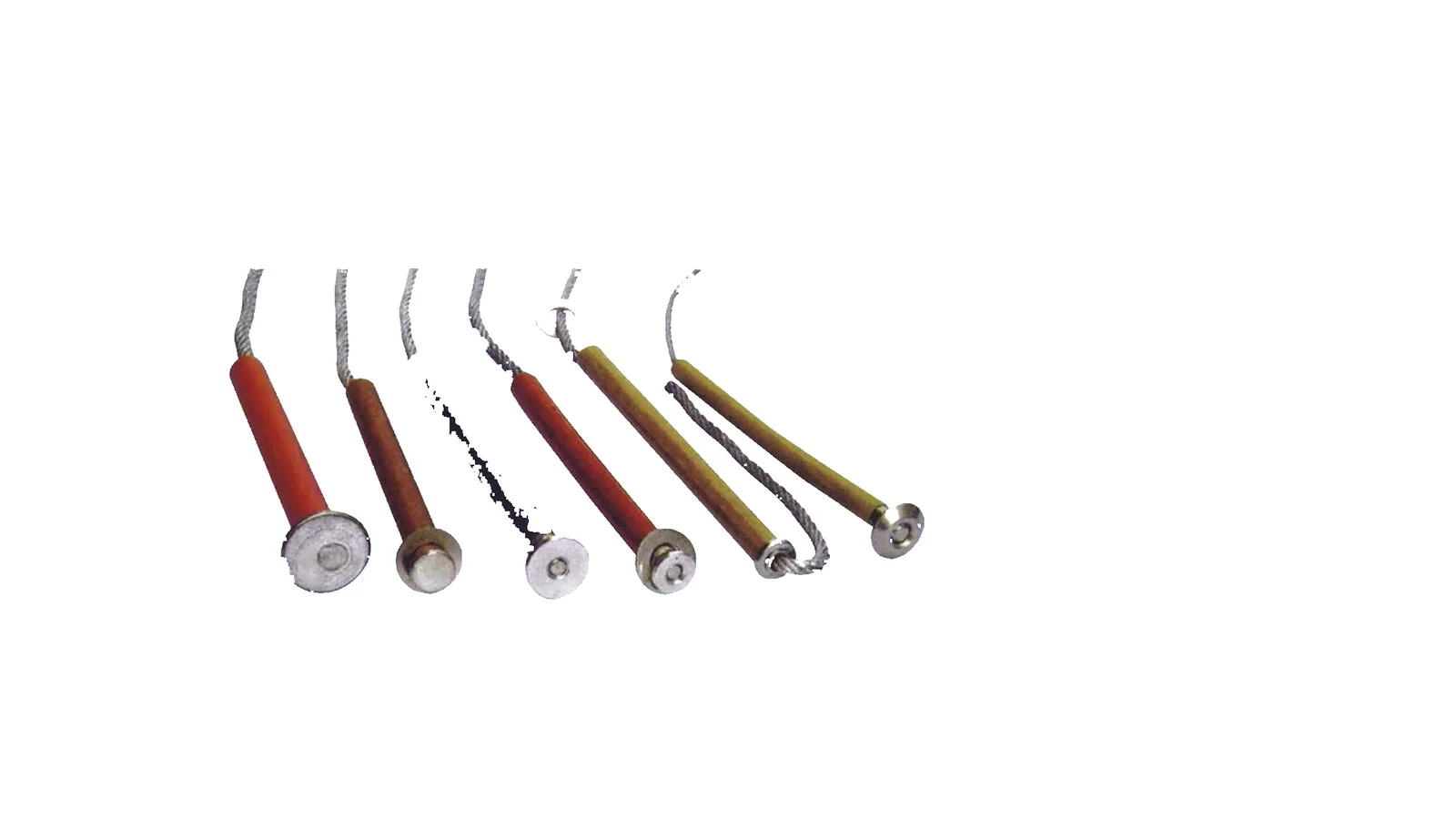 Fuse link accessories for drop out fuse cutout on clean white background