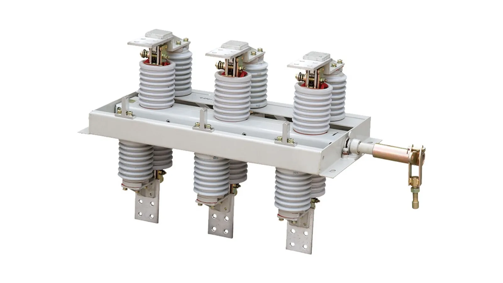 GN30 12 kV wall-through indoor disconnect switch on white background
