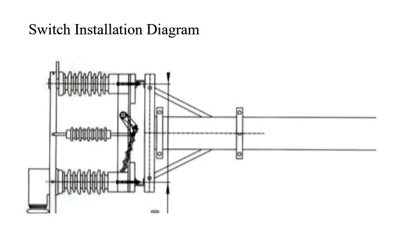 FZW32 outdoor vacuum load switch installation diagram