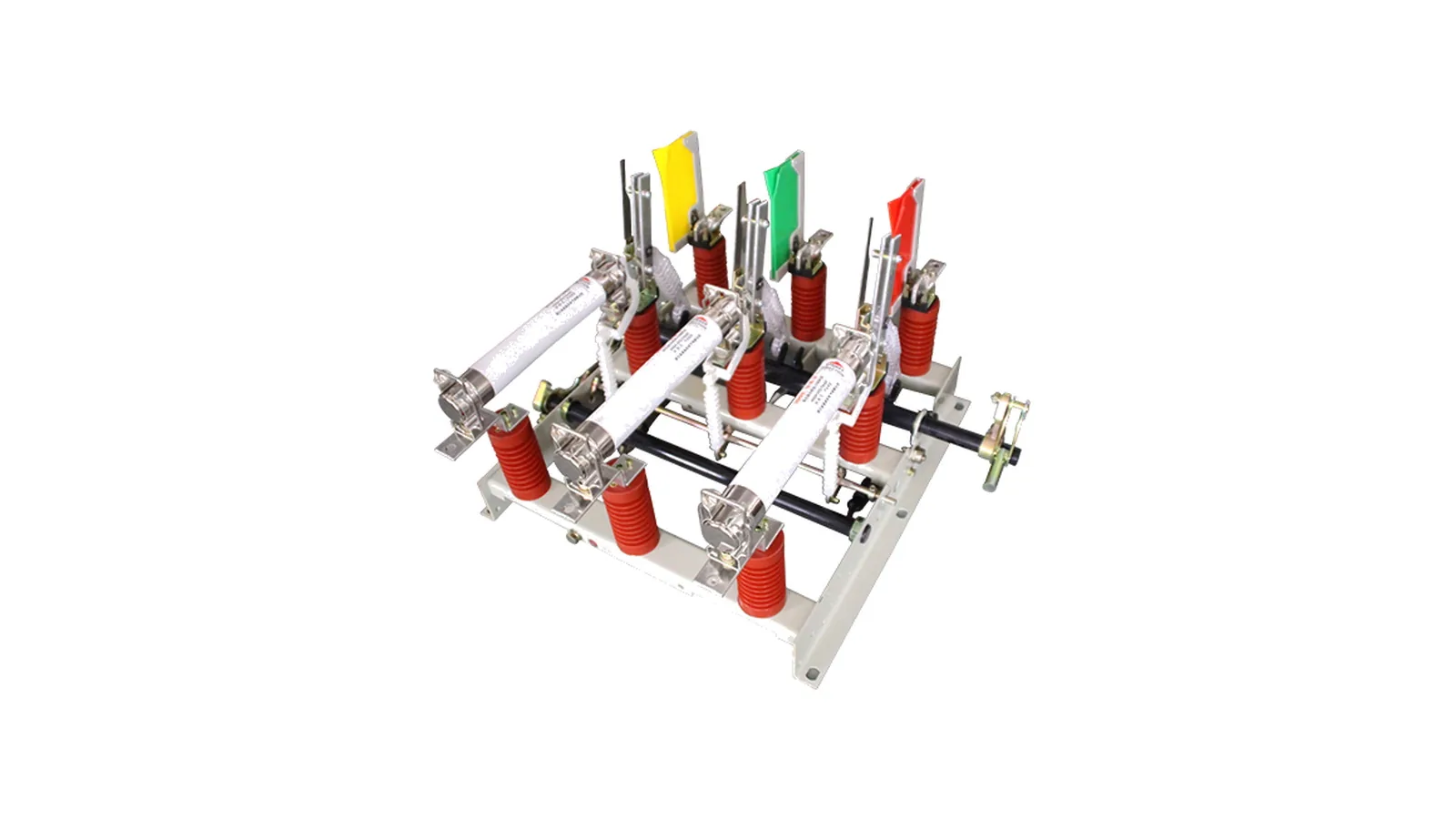 Indoor high voltage load break switch product on clean white background