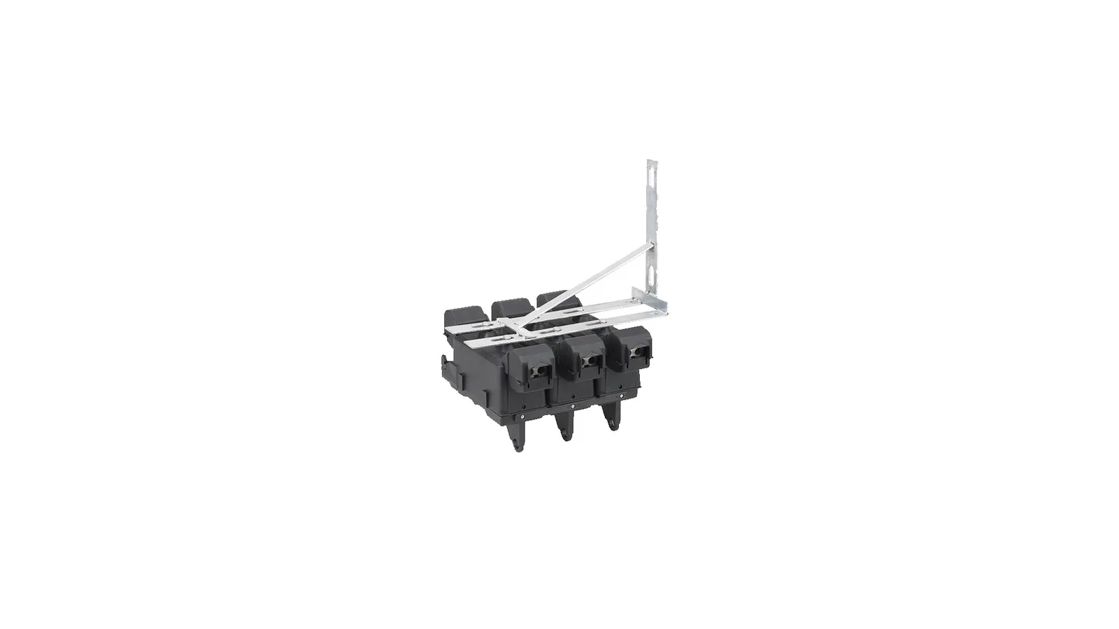 Pole mounted NT fuse switch disconnector product on clean white background