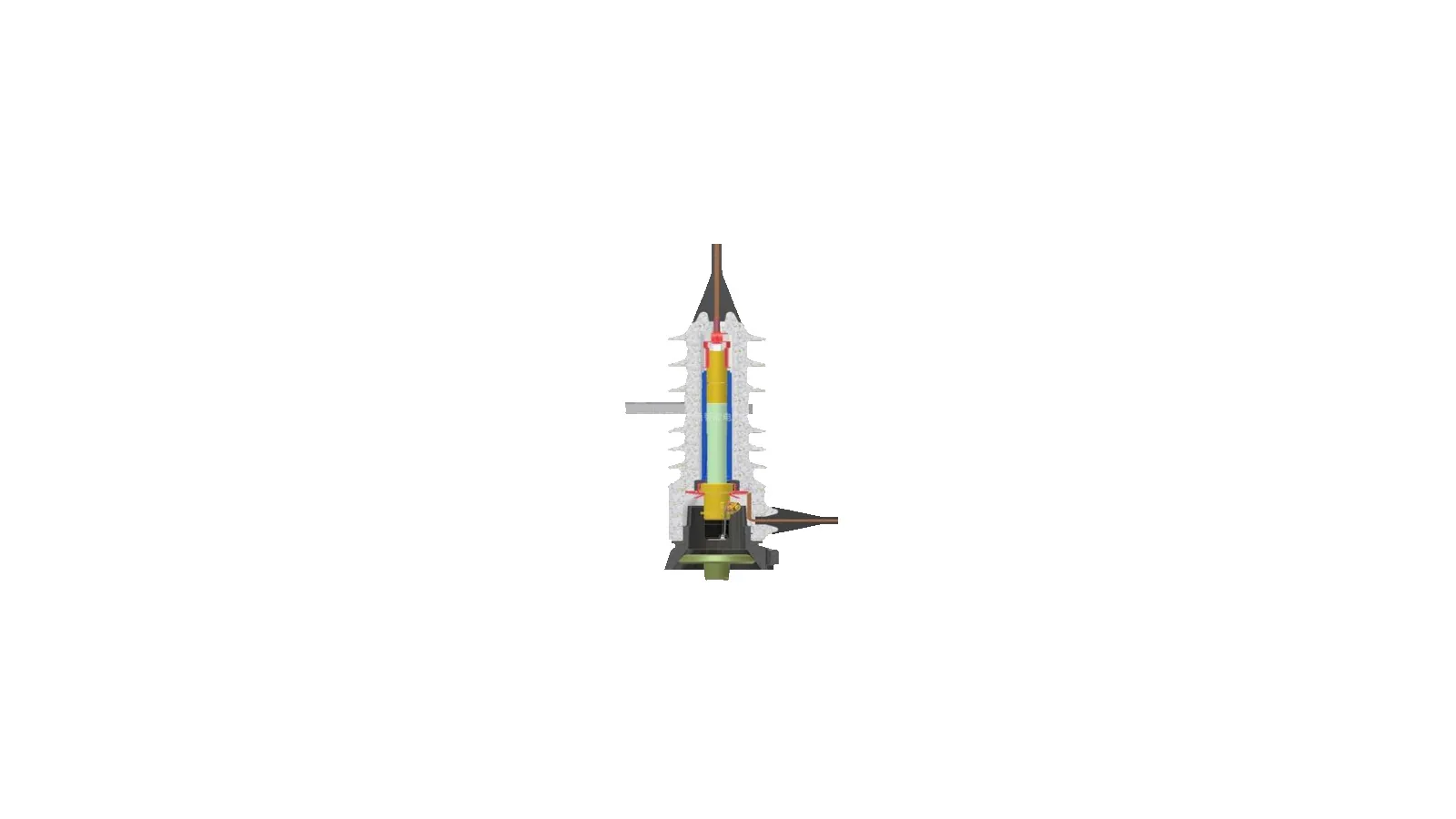 Protected cut out fuse product on clean white background